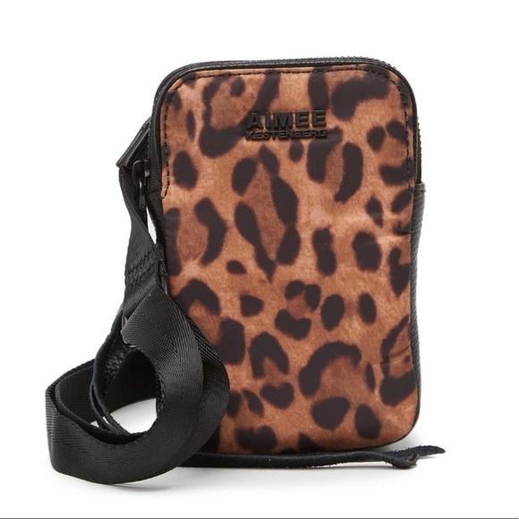 Aimee Kestenberg Just Saying Leopard Crossbody - Picture 1 of 9